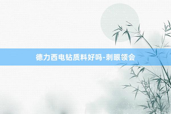 德力西电钻质料好吗-刺眼领会